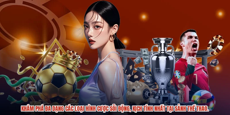 Khám phá đa dạng các loại hình cược sôi động, kịch tính nhất tại sảnh thể thao.